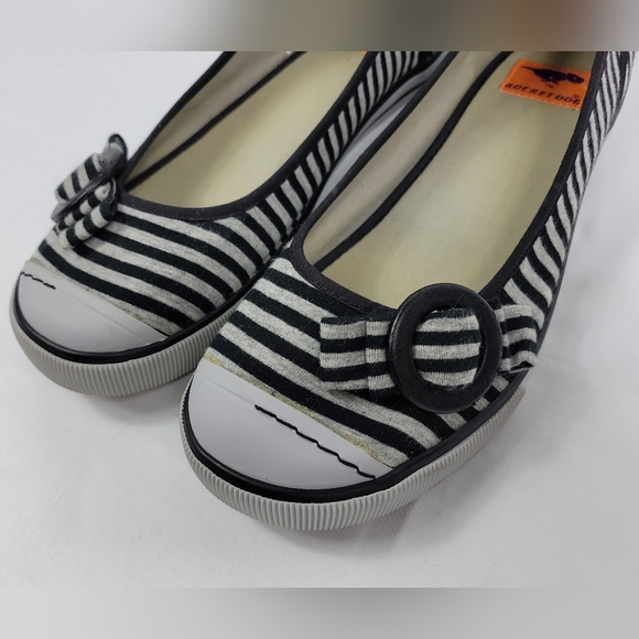 Rocket Dog Slip On Comfort Casual Shoes Womens Size 10 Black Gray C195 3557 - Picture 7 of 12